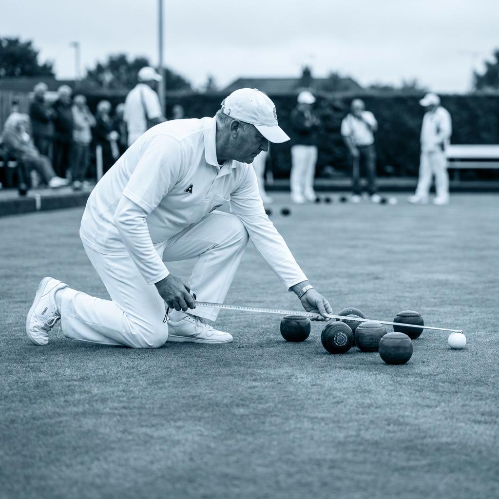 Player measuring bowls