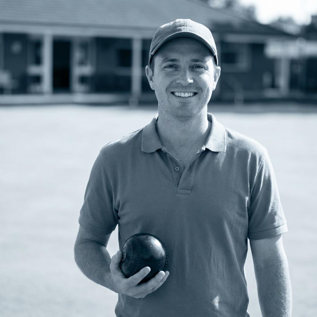 Lawn bowls player